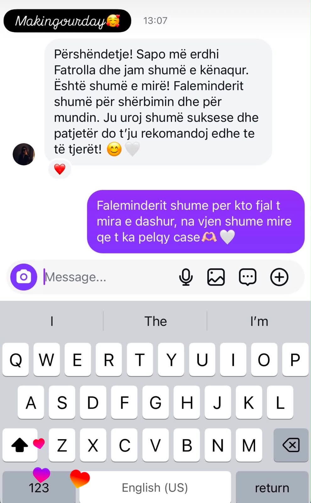 Customer review